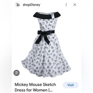 Disney Parks Womens Mickey Mouse dress